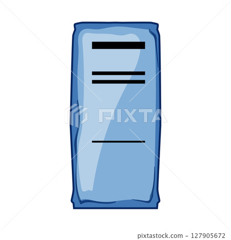 inflammation ice pack for injuries cartoon vector illustration 127905672