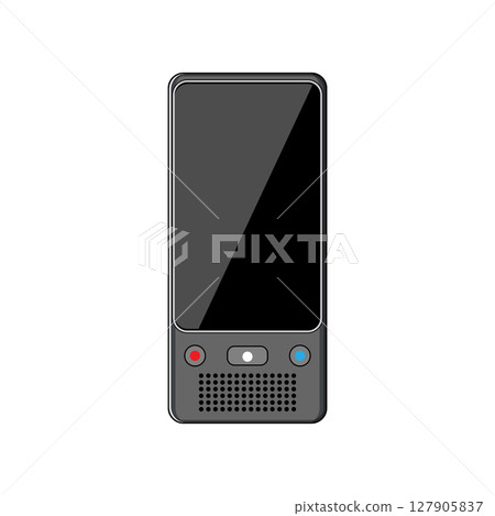 device electronic translator cartoon vector illustration 127905837