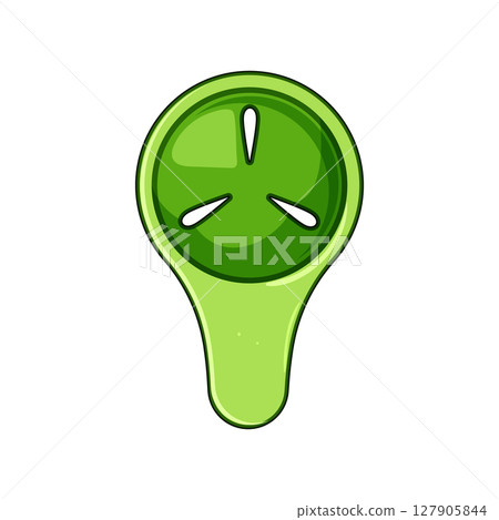 convenient egg separator tool cartoon vector illustration 127905844