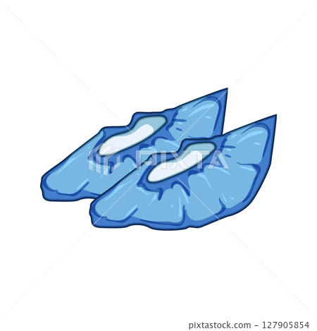 lightweight disposable shoe covers cartoon vector illustration 127905854