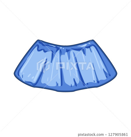 waterproof disposable shoe covers cartoon vector illustration 127905861