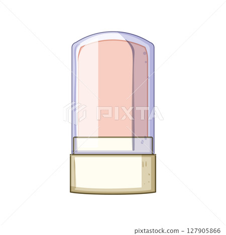 plasticfree deodorant eco friendly cartoon vector illustration 127905866