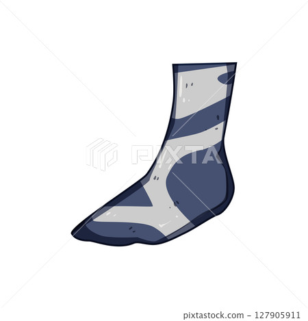 support compression socks cartoon vector illustration support compression socks cartoon vector illustration 127905911