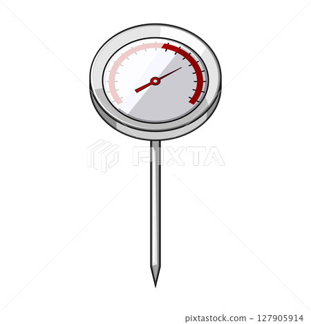 moisture compost thermometer cartoon vector illustration moisture compost thermometer cartoon vector illustration 127905914