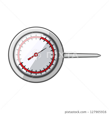 bacteria compost thermometer cartoon vector illustration bacteria compost thermometer cartoon vector illustration 127905916
