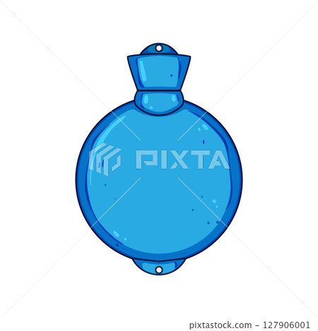suffering bottle pain relief cartoon vector illustration 127906001