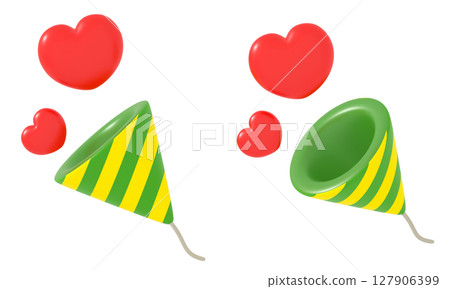 綠色餅乾和心 127906399