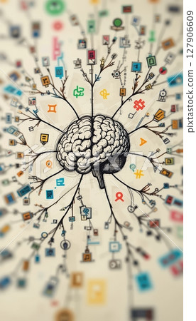 Central Brain Expanding with Diverse Creative and Cognitive Ideas Central Brain Expanding with Diverse Creative and Cognitive Ideas 127906609