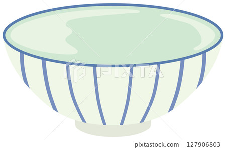 米飯碗插畫向量素材 127906803