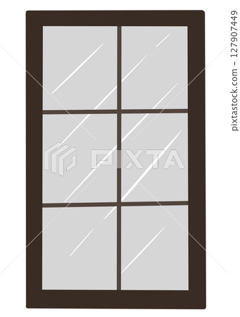 window isolated on white background window isolated on white background 127907449
