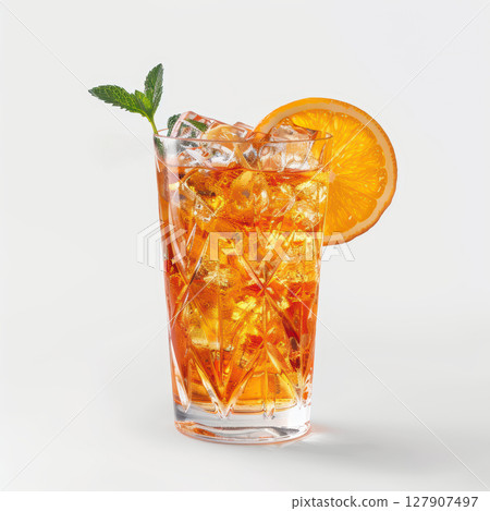 A bright orange cocktail A bright orange cocktail 127907497