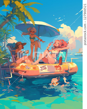 Summer, vacation, tropical Summer, vacation, tropical 127908521