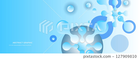 Scientific abstract connect shapes. Biology chemistry cover background. Science concept. Vector illustration Scientific abstract connect shapes. Biology chemistry cover background. Science concept. Vector illustration 127909810