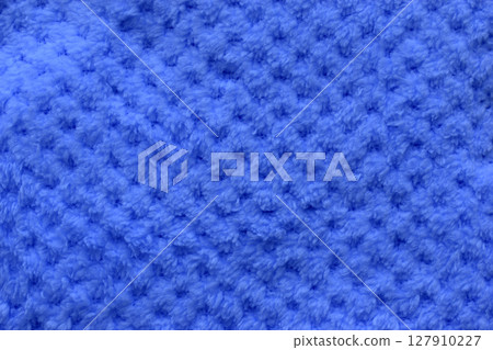 Colorful towel background. One soft terry towel. 127910227