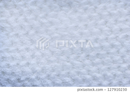 Colorful towel background. One soft terry towel. 127910230