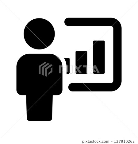 seminar, presentation icon 127910262