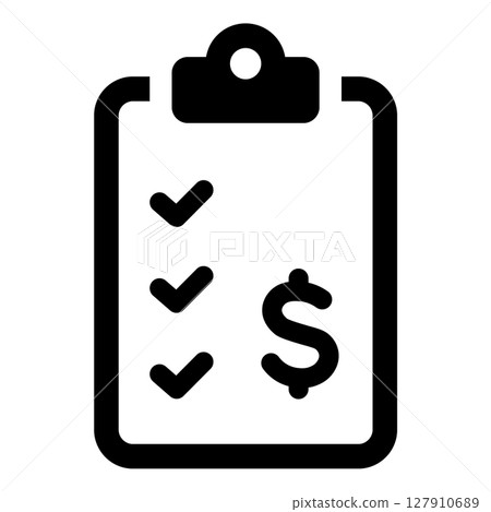 發票、費用報告圖標 127910689
