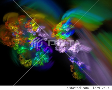 Imaginatory fractal abstract background Image 127912493
