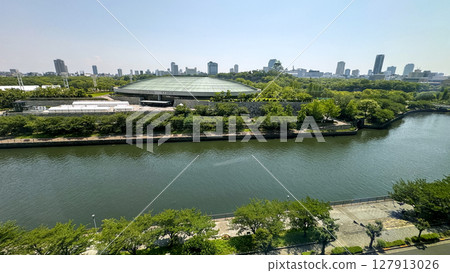 Osaka City Chuo Ward, Osaka Castle area 127913026