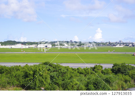 Kadena Air Base of the U.S. military in Okinawa Kadena Air Base of the U.S. military in Okinawa 127913035