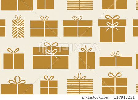 gift box pattern illustration 127913231