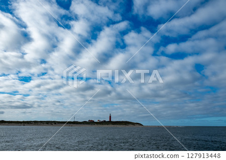 Eierland, De Cocksdorp, Texel, The Netherlands, Oktober 28th, 2024, A Serene and Beautiful Coastal 127913448
