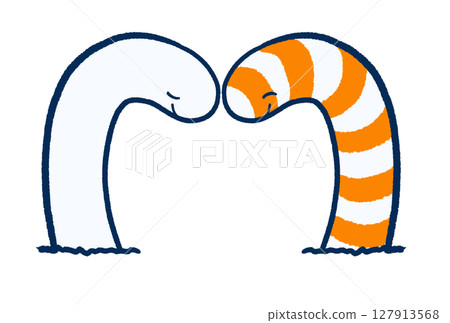 兩條花園鰻魚 127913568