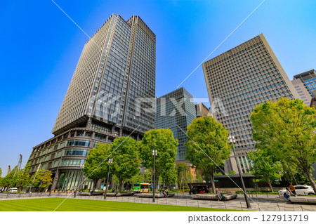 Tokyo Chiyoda Ward Marunouchi cityscape Shin-Marunouchi Building Tokyo Chiyoda Ward Marunouchi cityscape Shin-Marunouchi Building 127913719