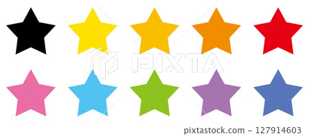簡單星形彩色集向量 127914603