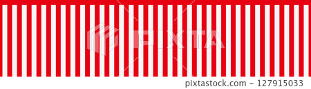 紅色和白色的窗簾 127915033