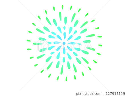 Green fireworks material 127915119