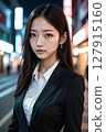 轉過身的女商人 127915160