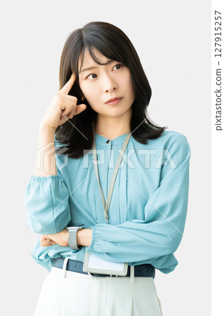 善於思考的女性/女商人 127915257