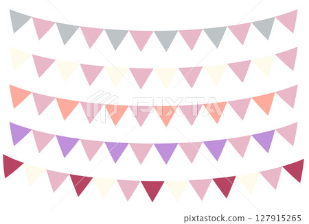 Colorful Garland Set Pink Colorful Garland Set Pink 127915265