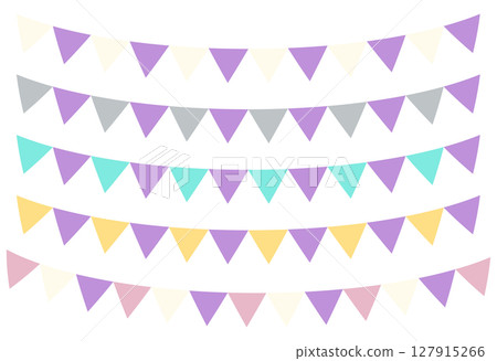 Colorful Garland Set Purple Colorful Garland Set Purple 127915266