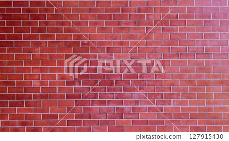 Red brick wall texture background, brick wall texture for interior or exterior design backdrop. 127915430