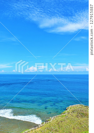 從沖繩宮古島東平安的海景 從沖繩宮古島東平安的海景 127915887