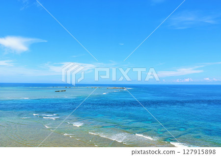 Seascape from Okinawa Miyakojima Higashi Heian 127915898