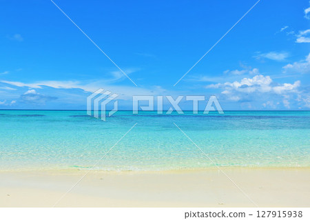 沖繩宮古島藍天海灘 127915938