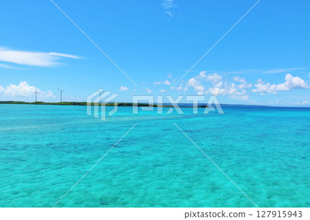 沖繩Miyakojima藍天和海 沖繩Miyakojima藍天和海 127915943