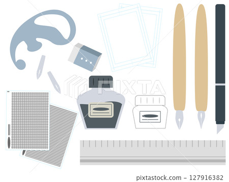 手繪漫畫和模擬繪畫作品集 127916382