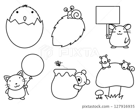 Animal template B-1 Animal template B-1 127916935