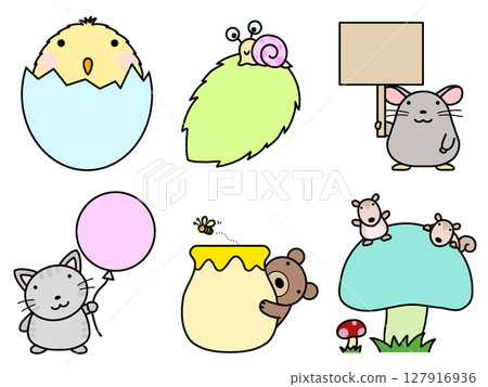 動物模板B-2 127916936