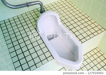 Japanese style toilet 127916983