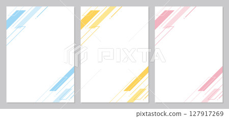 Geometric frame set, diagonal line, shooting star, stylish, vertical Geometric frame set, diagonal line, shooting star, stylish, vertical 127917269