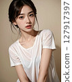 美麗的女人肖像 127917397
