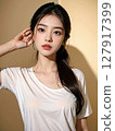 美麗的女人肖像 127917399