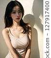 美麗的女人肖像 127917400