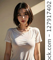 美麗的女人肖像 127917402