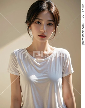 美麗的女人肖像 127917404
